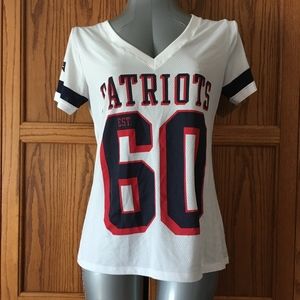 PINK Patriots Jersey Top